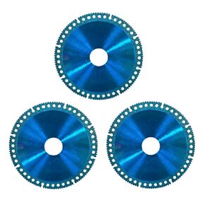 3 PCS 4.5 Inch Indestructible Disc 2.2 - Cut Everything in Seconds,Upgrade Indestructible Disc for Angle Grinder 7/8''(115/125mm),Circular Saw Blades for Ceramic Tile Glass Metal Wood Cutting