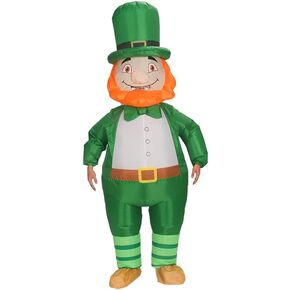 Inflatable Leprechaun Costume Adult Men Women