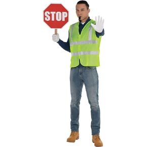 amscan Multicolor Crossing Guard Kit (1 Set) - Essential Traffic Safety Gear, Perfect For Schools, Events, And Traffic Control