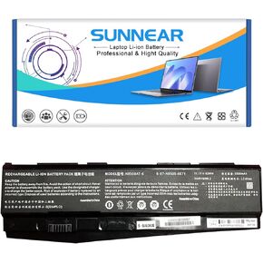 N850BAT-6 62Wh Battery Replacement for CLEVO N870 N870HK Z6-KP Z6-KP5GT Z7M-KP Z7M-KP7G1 T58-T1 T6TI Series Laptop 6-87-N850S-6E71 6-87-N850S-4U41 11.1V 5500mAh