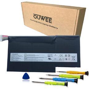 BTY-M6J Laptop Battery Compatible with MSI GS63 7RE-009CN 018CN GS63VR 6RF-016CN 095CN 7RF-239CN 258CN GS73 7RE-004CN GS73VR 6RF-013CN 7RF-284CN Series BTY-U6J BP-16K1-31 11.4V 64.98Wh 5700mAh