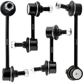 4Pcs 4Pcs Front & Rear Stabilizer Sway Bar End Links Kit Fit For Acura TSX 2009-2014, For Honda Accord 2008-2012 Replace# K90456 K90457 K750152 K750153 51320-TA0-A01 51325-TA0-A01