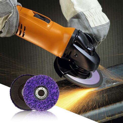 5 PCS Strip Discs Stripping Wheel Compatible with Angle Grinder Clean and Remove Paint Rust Welds Oxidation(4-1/2" x 7/8") in Saudi Arabia
