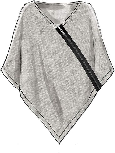 McCall's Patterns McCall's Women's Long Poncho Shawl Sewing, Sizes XS-M Patterns in Saudi Arabia
