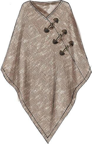McCall's Patterns McCall's Women's Long Poncho Shawl Sewing, Sizes XS-M Patterns in Saudi Arabia