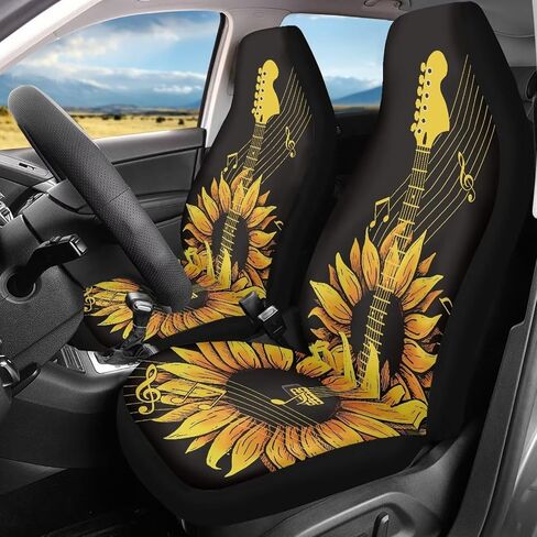POLERO Abstract Cow Print Car Seat Covers Front Seat Only 2 Pack Auto Bucket Seats Protector Accessories for Vehicles Truck SUV in Saudi Arabia