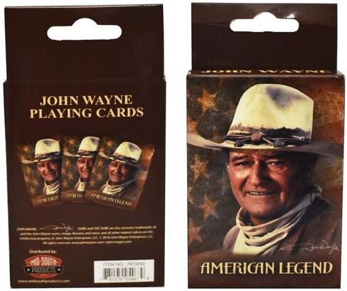 Sudopo Midsouth Products John Wayne Playing Cards - John Wayne American Legend in Saudi Arabia