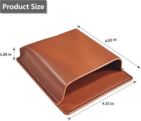 قطعتان من حامل جهاز التحكم عن بعد، حامل الهاتف الخلوي القابل لإعادة الشحن مع فتحة، منظم مثبت على الحائط بدون حفر، حامل جهاز التحكم عن بعد من جلد البولي يوريثان البني للمنزل والمكتب بجانب السرير والقرطاسية in Kuwait