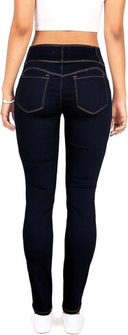 Wax Women's Juniors Body Flattering Mid Rise Skinny Jeans in Saudi Arabia