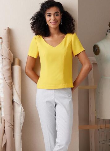 Butterick Misses' Semi-Fitted Tops Sewing Pattern Kit by Palmer/Pletsch, Design Code B6925, Sizes 8-10-12-14-16 in Saudi Arabia