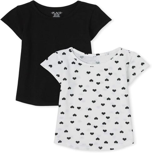The Children's Place Girls' Layering T-Shirts 2-Pack in Saudi Arabia