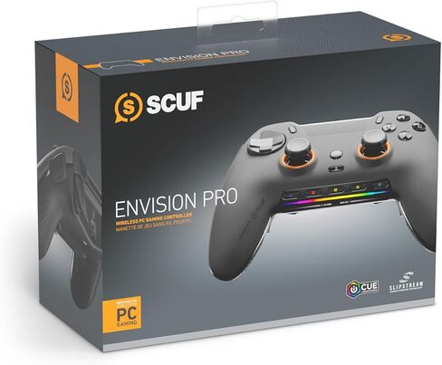 وحدة تحكم ألعاب الكمبيوتر اللاسلكية SCUF ENVISION PRO - خمسة مفاتيح G قابلة لإعادة التعيين - مجاذيف خلفية قابلة لإعادة التعيين - مشغلات فورية - متوافقة مع iCUE - أبيض in Kuwait