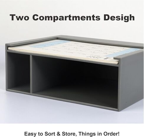 حامل أقلام 2024 تقويم مكتبي لتخزين المكتب وغرفة الدراسة والمدرسة، حامل أقلام رصاص جديد مع تقويم، قلم كوب قلم هيلدر قلم رصاص حامل مكتب منظم المكياج، حافظ على الأشياء في النظام! رمادي 1 قطعة in Kuwait