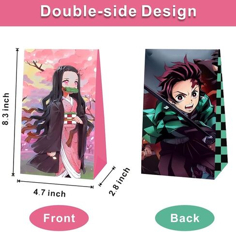 12 قطعة من أكياس هدايا الحفلات الشيطانية، حقائب الهدايا الجيدة، مستلزمات الحفلات القاتلة لديكورات أعياد ميلاد الأطفال in Kuwait