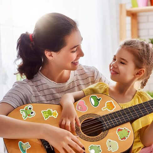 200 Pieces Cute Frog Stickers Vinyl Waterproof Animal Stickers for Laptop Cartoon Stickers Aesthetic Stickers for Laptop, Skateboard, Water Bottles, Computer, Phone, Guitar in Saudi Arabia
