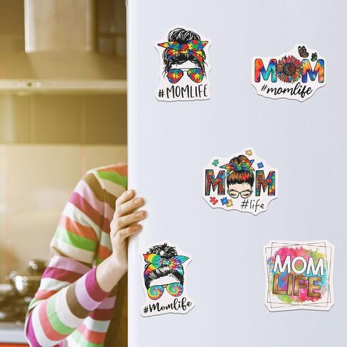 100 Pcs Mom Stickers, Mom Life Stickers Mom Car Decals, Funny Mom Cute Stickers, Aesthetic Mother Stickers for Mothers Gift, Water Bottles, Luggage, Car, Laptop, Guitar, Scrapbook, Bike, Fridge in Saudi Arabia