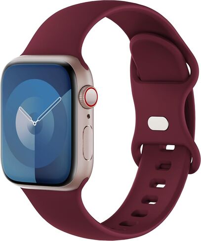 سوار رياضي من السيليكون متوافق مع ساعة Apple 41 مم 40 مم 42 مم 38 مم 46 مم 45 مم 44 مم 49 مم للنساء والرجال، سوار معصم بديل بحزام ناعم لساعة iWatch Ultra SE 3 2 1 Series 11 10 9 8 7 6 5 4 in Kuwait