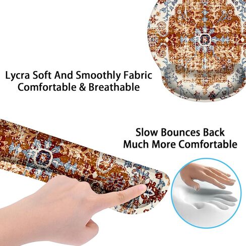 لوحة ماوس للألعاب مع مسند للمعصم، بساط مكتب، لوحة ماوس كبيرة مقاس 4 في 1 مقاس XXL + مسند معصم لوحة المفاتيح + مسند معصم الماوس + مجموعة قواعد مع تصميم مريح للمنزل والمكتب وخطوط الخرائط الطبوغرافية in Kuwait