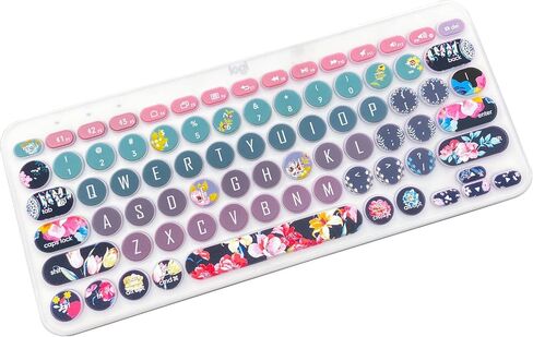 Silicone Keyboard Cover Skin for Logitech K380/Pebble Keys 2 K380s Multi-Device Bluetooth Keyboard, Cat in Saudi Arabia