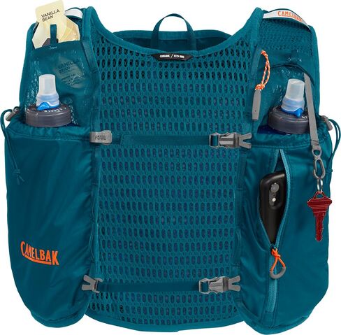 سترة CamelBak Circuit Run مع مثانة ترطيب 50oz، أسود/أصفر آمن in Saudi Arabia