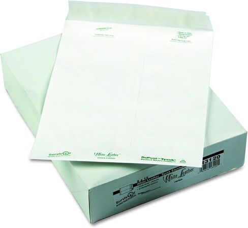 Survivor R3140 White Leather Tyvek Mailer, 10 x 13, White (Box of 100) in Saudi Arabia