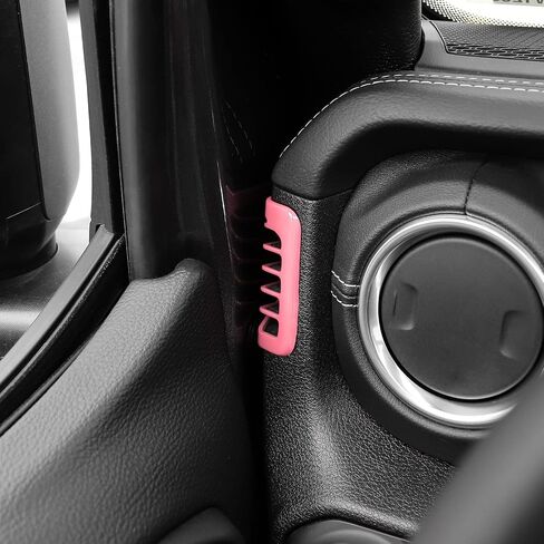 Dashboard Side Air Conditioning Vent Trim Cover Fit for 2018-2023 Jeep Wrangler JL JLU & Jeep Gladiator JT(Orange) in Saudi Arabia