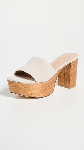 Stuart Weitzman Women's Square High Platform Slides 95mm in Saudi Arabia