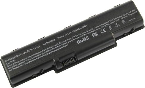 TREE.NB AC Doctor INC Laptop Battery for Gateway NV Series, Battery Part Numbers: AS09A31, AS09A51, AS09A61, AS09A71, 5200mAh/11.1V/6-Cell in Saudi Arabia