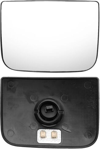 Upper Mirror Glass Convex with Defrost Heat Grey for Freightliner Columbia, Black in Saudi Arabia