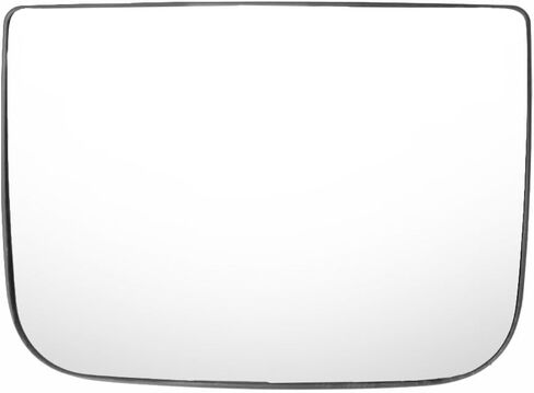 Upper Mirror Glass Convex with Defrost Heat Grey for Freightliner Columbia, Black in Saudi Arabia