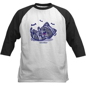 Cafepress I Can Mas Halloween Kids Baseball T Shirt Kids Cotton Baseball Jersey ، 3/4 Raglan Sleeve Shirt in Kuwait