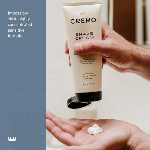 Cremo Sensitive Shave Cream, Astonishingly Superior Ultra-Slick Shaving Cream for Men, Fights Nicks, Cuts and Razor Burn, 6 Fl Oz in Kuwait