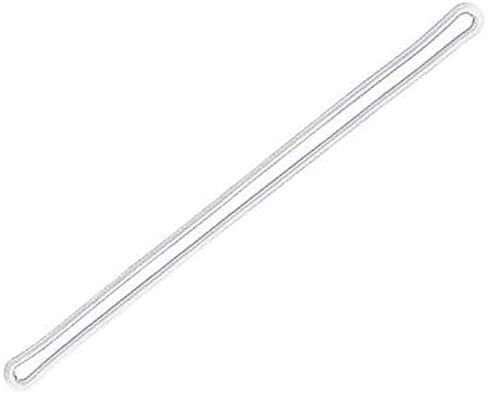 (1000-Pack) 6'' Clear Luggage Name Tag Worm Loops, Plastic ID Straps in Saudi Arabia