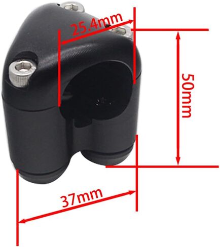 Universal 3 Buttons CNC Hand Control Momentary Switch Micro Switch, for 1 Inch 25mm Bars Handlebar Bobber Cafe Racer Chopper (Black) in Kuwait