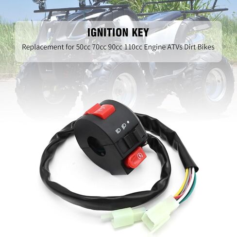 3 وظائف تبديل بداية مع 4 أسلاك مفتاح مفتاح الإشعال ، استبدال 50cc 70cc 90cc 110cc 125cc 150cc atvs الدراجات الأوساخ Go Karts Quad Bikes in Saudi Arabia