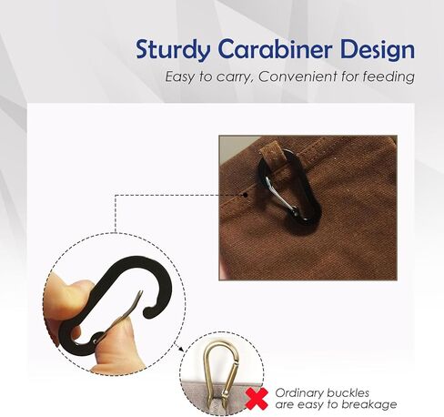 أكياس علاج الكلاب لتدريب الحيوانات الأليفة، حقيبة علاج الكلاب بإغلاق مغناطيسي، حقيبة علاج تدريب الجراء، مع أداة نقر وصفارة لتدريب الحيوانات الأليفة 2 في 1 (بني، عبوة واحدة) in Kuwait