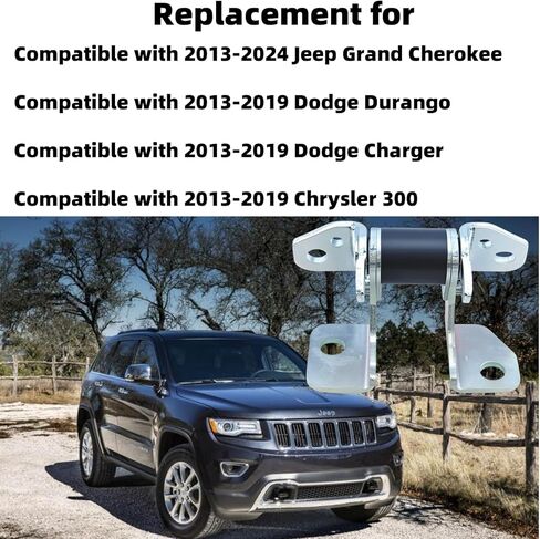55113665AI Driver Side Left Front Lower Door Hinge Compatible with 2013-2024 Jeep Grand Cherokee, 2013-2019 Dodge Durango Charger, Chrysler 300, Replace 55113665AF 55113665AG 55113665AH in Kuwait