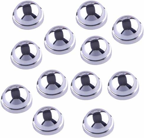 12pcs Silver Exterior A-Pillar Screw Protection Cover Cap Trim Fit for Jeep Wrangler JK 2007-2017 in Saudi Arabia
