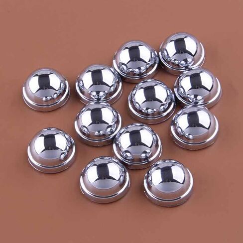 12pcs Silver Exterior A-Pillar Screw Protection Cover Cap Trim Fit for Jeep Wrangler JK 2007-2017 in Saudi Arabia