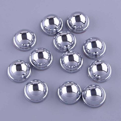 12pcs Silver Exterior A-Pillar Screw Protection Cover Cap Trim Fit for Jeep Wrangler JK 2007-2017 in Saudi Arabia