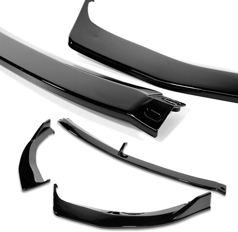 3pcs Front Bumper Lip Spoiler Body Kit Compatible with 2021-2024 Volkswagen VW Golf GTI MK 2022 2023 (Carbon Look) in Saudi Arabia