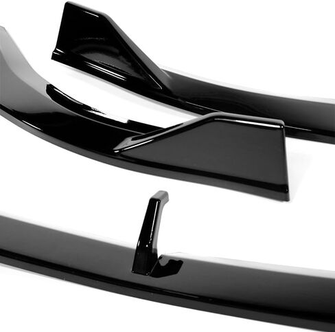 3pcs Front Bumper Lip Spoiler Body Kit Compatible with 2021-2024 Volkswagen VW Golf GTI MK 2022 2023 (Carbon Look) in Saudi Arabia