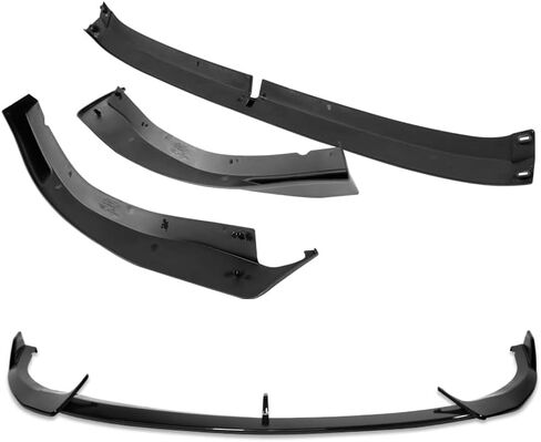 3pcs Front Bumper Lip Spoiler Body Kit Compatible with 2021-2024 Volkswagen VW Golf GTI MK 2022 2023 (Carbon Look) in Saudi Arabia