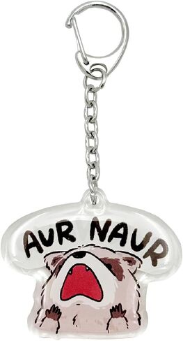 Raccoon Keychain Respectfully No Meme Joke Funny Accessory Acrylic Epoxy Finish Key Charm for Handbags, Bags, Purses, Backpack, Cases, Keys for Children Women Girl Men Boy and Adults in Saudi Arabia