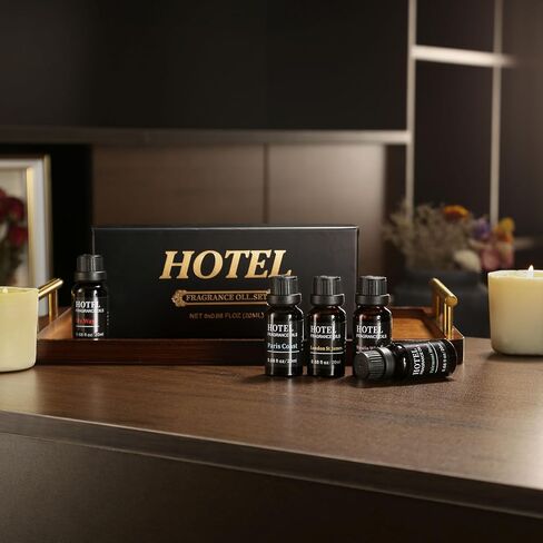 Hotel Collection Luxury Diffuser Oils Set Inspired by The My Way 、Westin White Tea, Fairmont Hotel, St James Hotel London, Paris Coast、Ritz Carlton Hotel Scent (6 * 20ML Set02) in Saudi Arabia