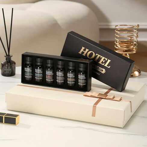Hotel Collection Luxury Diffuser Oils Set Inspired by The My Way 、Westin White Tea, Fairmont Hotel, St James Hotel London, Paris Coast、Ritz Carlton Hotel Scent (6 * 20ML Set02) in Saudi Arabia