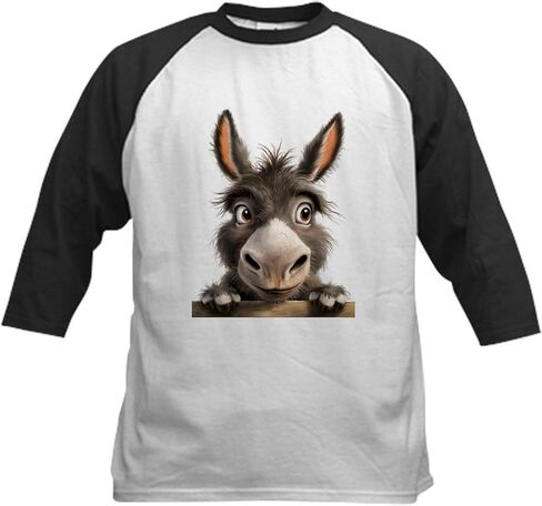 Cafepress على مقربة من لعبة Baseball Baseball T Shirt Kids Cotton Baseball Jersey ، 3/4 قميص راجلان. in Saudi Arabia