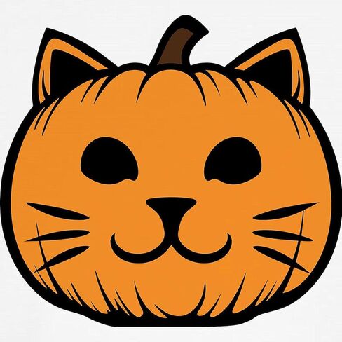 Cafepress Cat Jack O Lantern Pumpkin Kids Baseball T Shirt Kids Cotton Baseball Jersey ، 3/4 Raglan Sleeve Shirt in Saudi Arabia