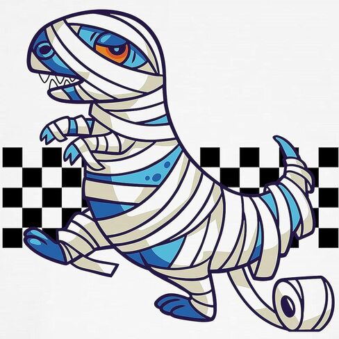 CafePress Halloween Dinosaur Mummy Kids Baseball T Shirt Kids Cotton Baseball Jersey, 3/4 Raglan Sleeve Shirt in Saudi Arabia