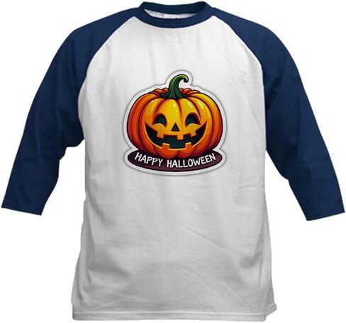 CafePress Bring Halloween Spirit to Life with Perfect Tee Kids Baseball T Shirt Kids Cotton Jersey, 3/4 Raglan Sleeve Shirt in Saudi Arabia